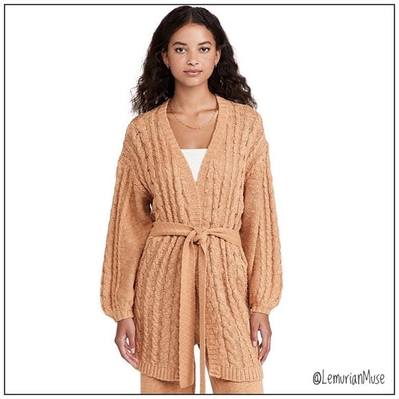 NWT Spell & The Gypsy Yellowstone Knit Cardigan In Caramel Size M/L - Picture 10 of 14
